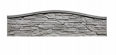 Openwork fencing panel Ragged Stone