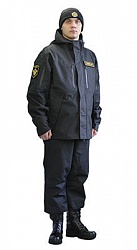 Jacket winter model 460-1-13, trousers winter model 461-13 of black color