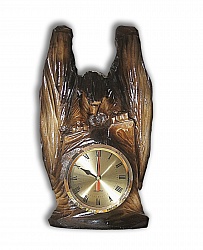 Eagle with clock