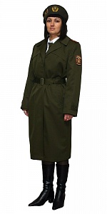 Raincoat female uniform M. 310-09, a beret - M. 45-02