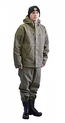 Jacket winter model 460-13, trousers winter model 461-13 of olive color