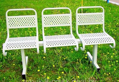 Sections of chairs OP-807.000a (3-seater)
