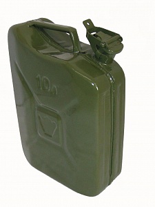 Canister of metal 10 l.