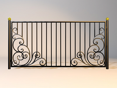 The fence forged