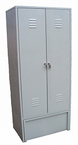 Case metal wardrobe 2 section ShG 10.02.014