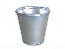 Galvanized bucket 15 liters