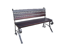Forged bench "Retro"